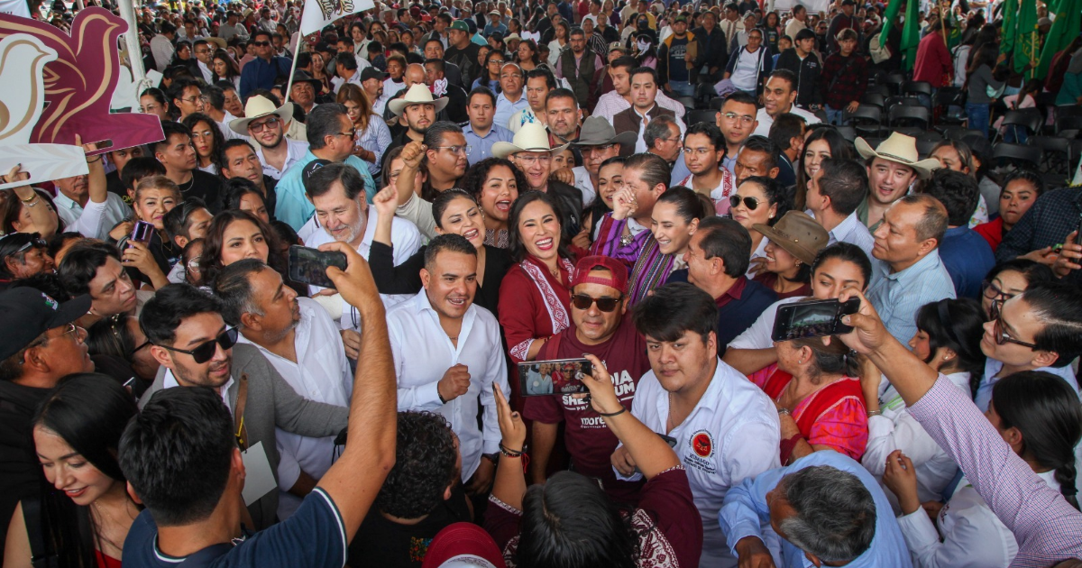 Simey Olvera cierra en Ixmiquilpan su gira ciudadana de rendición de cuentas por los siete distritos de Hidalgo
