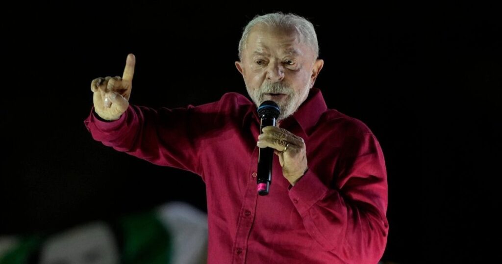uiz Inácio Lula da Silva durante un acto público en Brasil