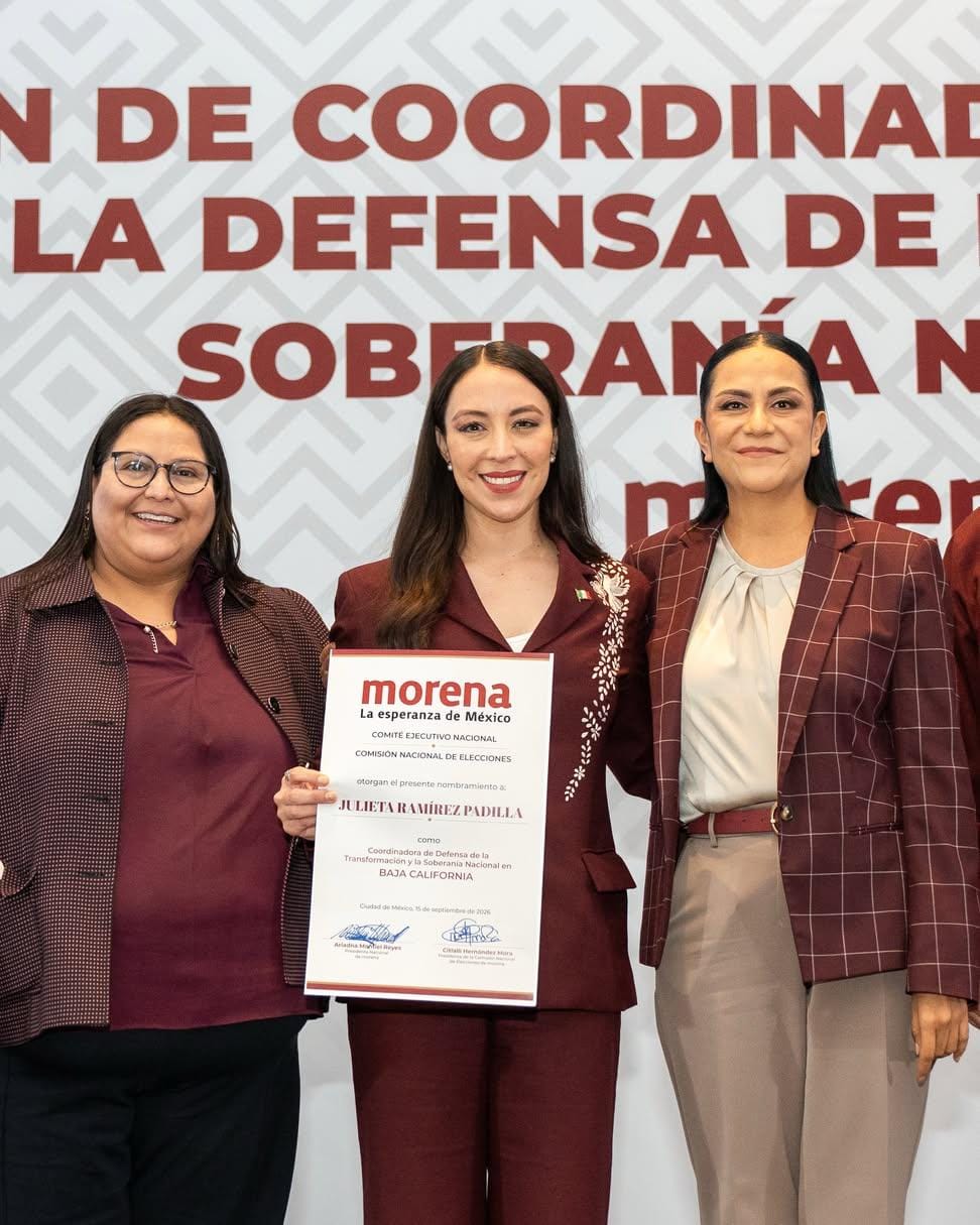 Julieta Ramírez sostiene su nombramiento como coordinadora estatal en Baja California