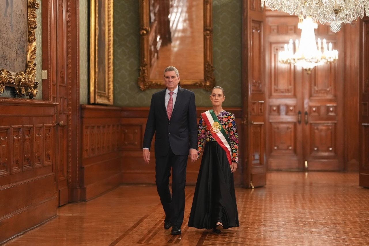 Ceremonia por el 216 aniversario del Grito de Independencia en Palacio Nacional