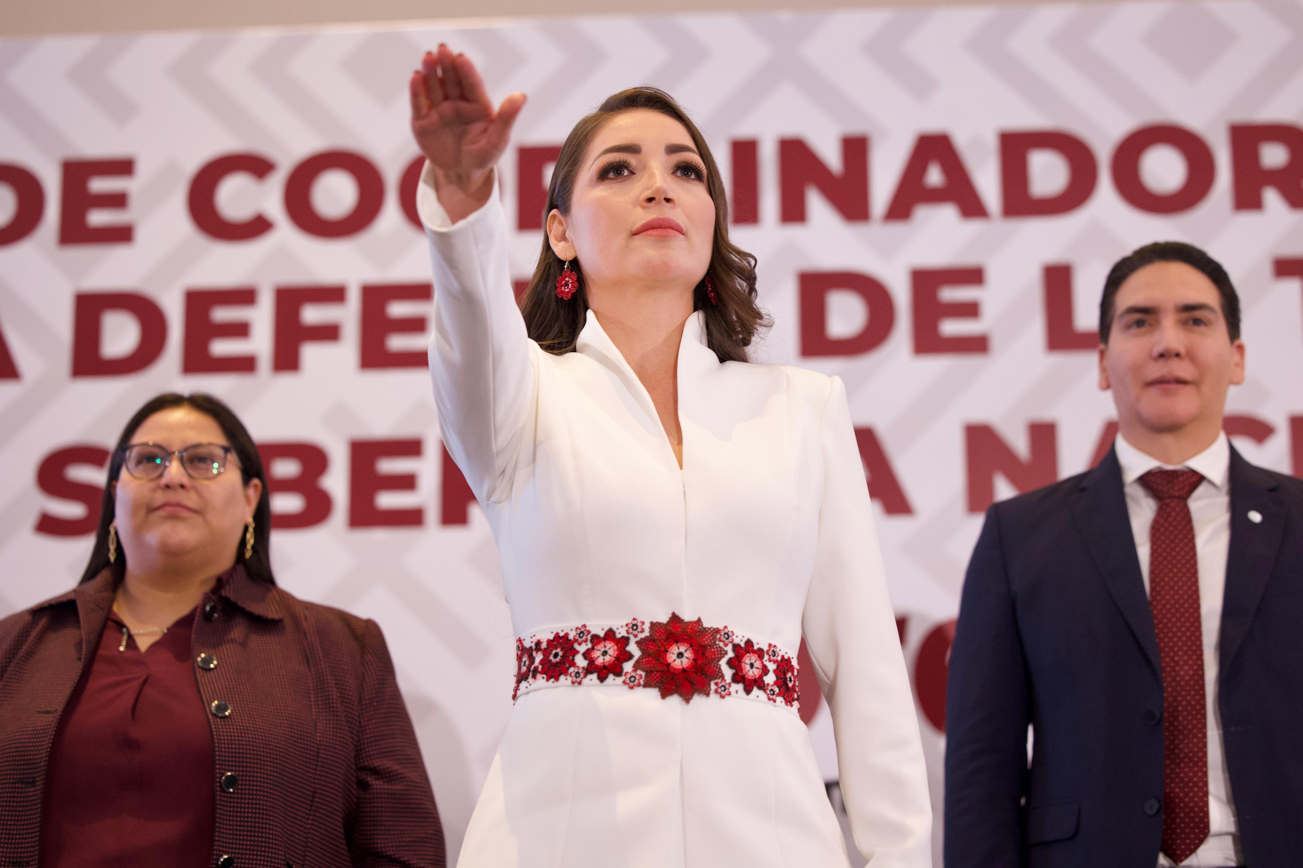 Acto de presentación de una coordinación estatal de la Defensa de la Transformación y la Soberanía Nacional